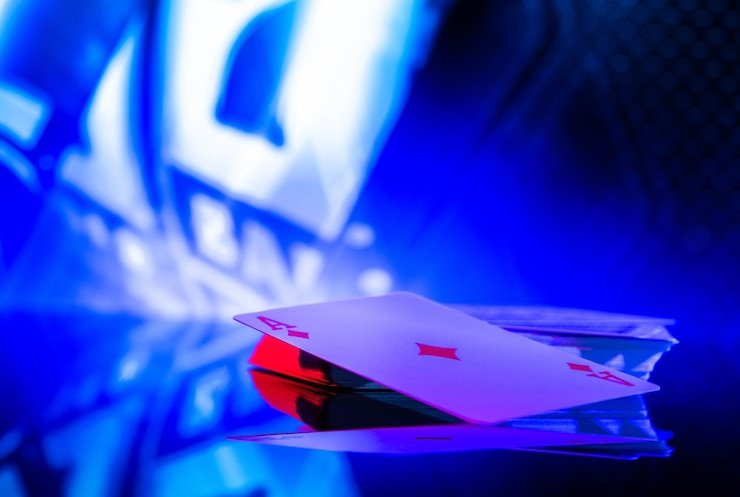 Antarmuka meja blackjack live dealer Blueprint Gaming di aplikasi mole4d